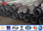 Hot Dip Galvanized Electrical Transmission Pole For Strong Wind Resistance And