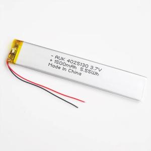 Wholesale OEM Custom LiPo Battery 3.7v 1500mah Rechargeable 103048 4025130 from china suppliers