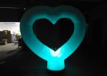 2.2 Meter Inflatable Light Balloon Heart Shape For Wedding Decoration