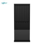 75 inch Black Android Outdoor Fanless Vertical Digital Totem