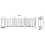 15m / Min Trackless Folding Gate Building Electric Auto Door For Gym