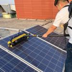 High Pressure Cleaning Electric Spin Brush for Photovoltaic Panel 3.5 M