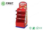Pantone Color Cardboard Advertising Displays Retail Corrugated Paper Floor
