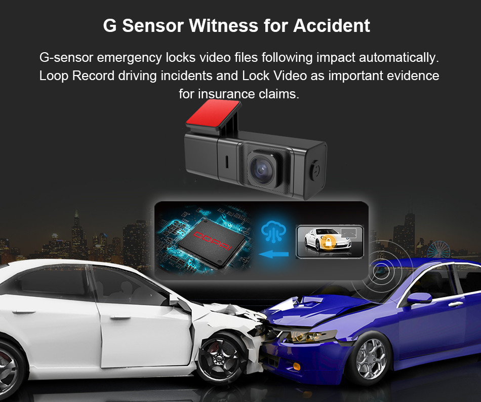 4K 2K Front And Rear Dual Blackbox DVR Dash Cam Camera Car Camcorder 170 Degree