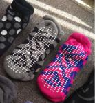 Adult Unisex Yoga Grip Socks Sporty Knitted Technics For Traveling / Working
