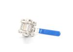 Manual 3 Piece Stainless Steel Ball Valve , Handy Sanitary Ball Valves