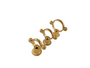 Wholesale Polished Brass Pipe Clamp 15mm - 54mm Casting PVC Pipe Clamp from china suppliers
