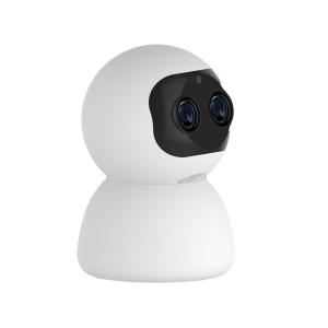 Wholesale ABS Material Indoor Home Security Cctv Camera with Binocular lens Night Vision from china suppliers