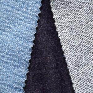 Wholesale spring indigo knit denim fabric from china suppliers