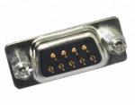 DP Socket 9 Pin D Sub Female Connector , 90 Degree Electrical D Sub 9 Pin Male