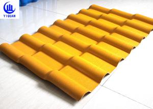 Wholesale Asa Synthetic Resin Roof Tile , Spanish Bamboo Wave Pvc Roofing Sheets from china suppliers