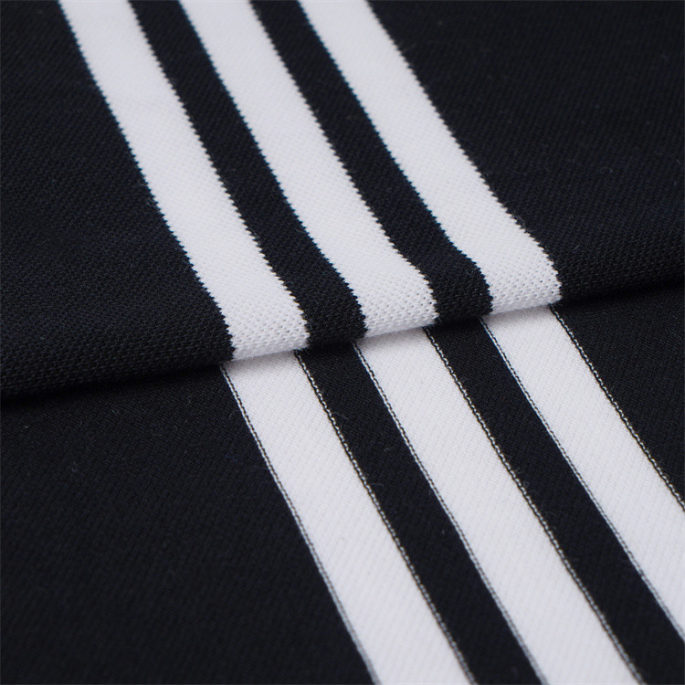 Skin-Friendly And Comfortable And Breathable Striped Knit Fabric For Leisure Wear
