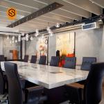 Artificial Stone Marble Contemporary Conference Room Tables Rectangular Meeting