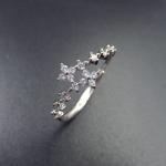 Anniversary 925 Silver Jewelry 925 Sterling Silver Promise Ring For Girl
