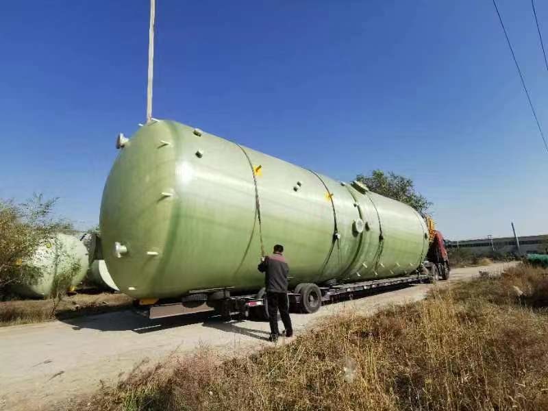 Industrial Cylindrical High Strength Frp Storage Tank For Chemical Production Line