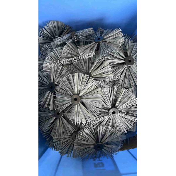 Carbon Nylon Pipe Coating Cleaning Brush For Pre Coating Pipe Surface Preparation