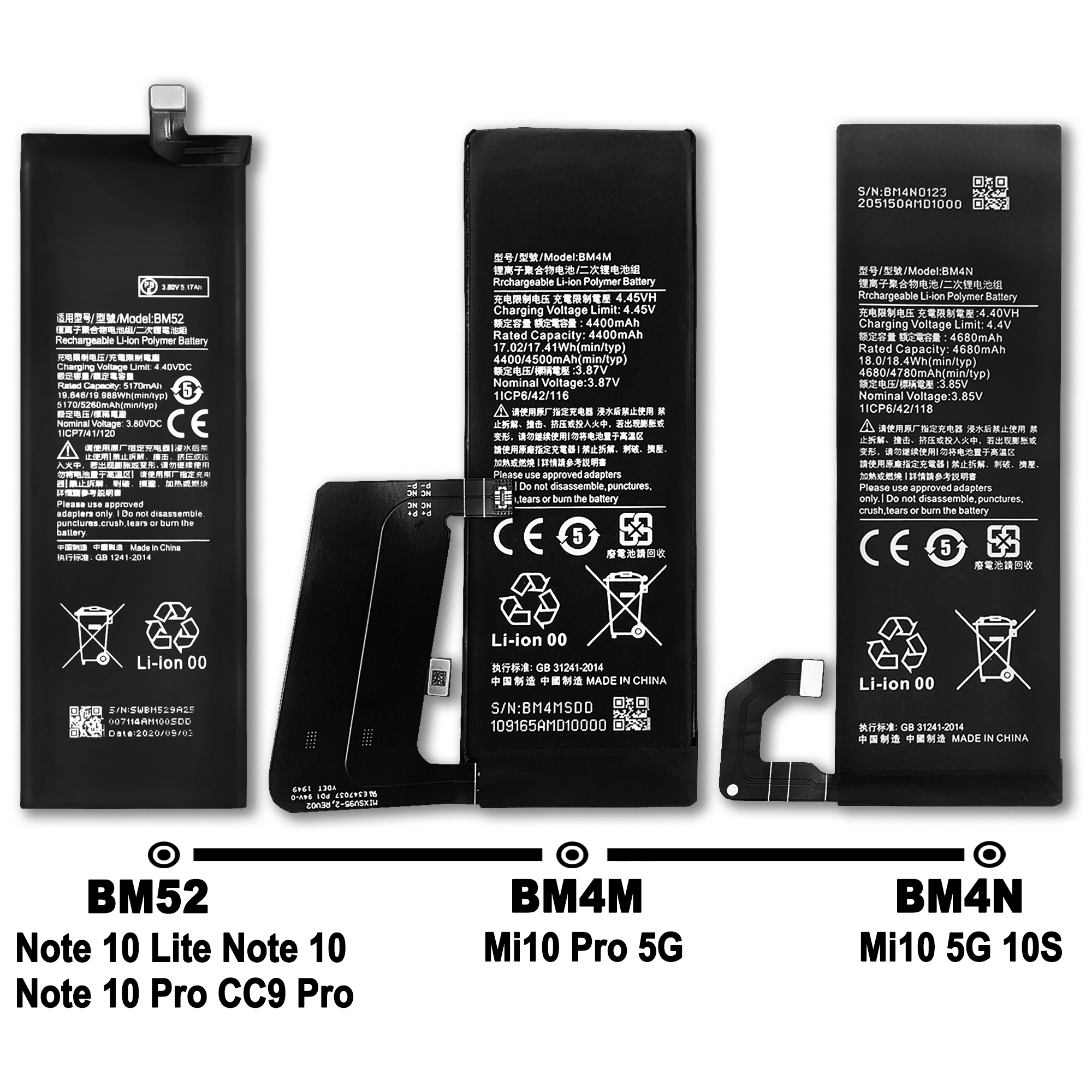 Upgrade Your Phone Battery with Original Xiaomi Rechargeable Battery in Silver