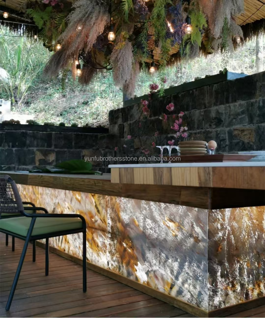 Natural Stone Skinrock Veneer for Flexible Modern Interior Wall Panel Decoration