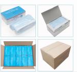 Blue Disposable Medical Face Masks , Procedure 3 Ply Earloop Disposable Hospital
