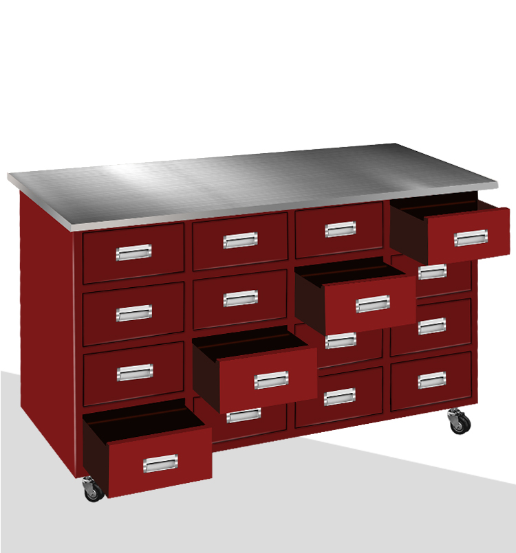 Stainless Steel 0.4mm To 1.2mm Medicine Storage Cabinet