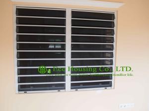 Wholesale Aluminum Safe Glass Louvered windows with tinted glass, hurricane-proof Louvered windows from china suppliers