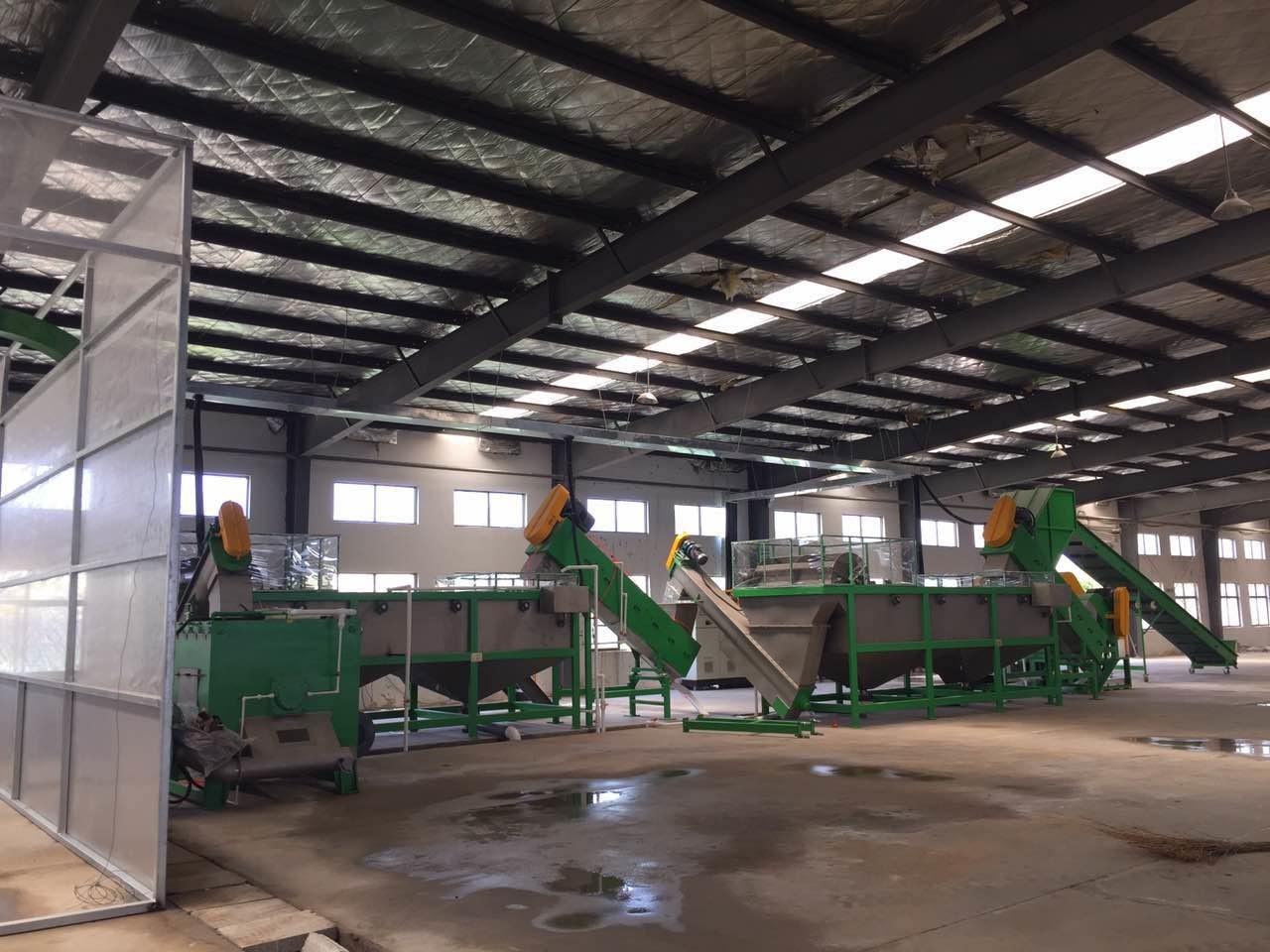 PP Woven Bags Crushing Washing Drying Plastic Recycling Line