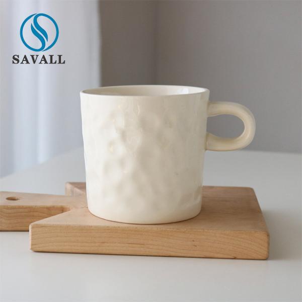 Savall Pure White CLASSIC Vitrified Porcelain Mugs Tea Cups For Caterers