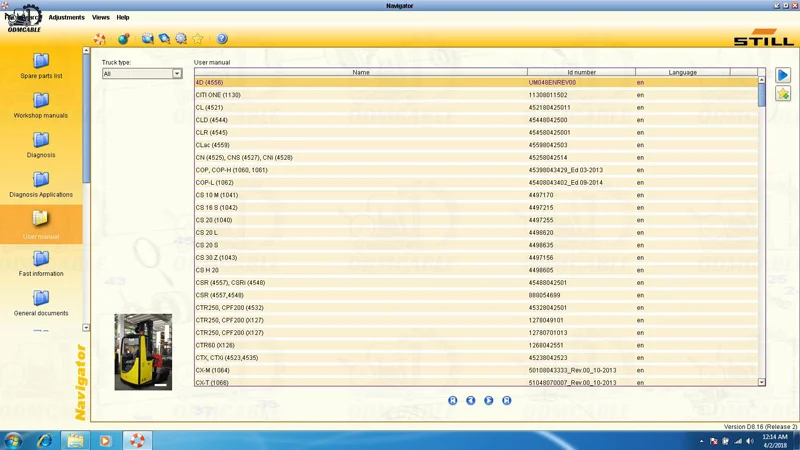Forklift Diagnostic Tool V8.21 for Still CANBOX 50983605400 for Still CANBOX USB Interface Diagnostic Scanner