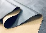 100% Polyester Knitting Fabric With Bronzing For Sofa Cushion Black Color