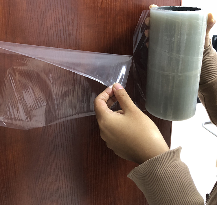 Temporary Duct Wrap Film Soft PE Protective Film With Puncture Resistance