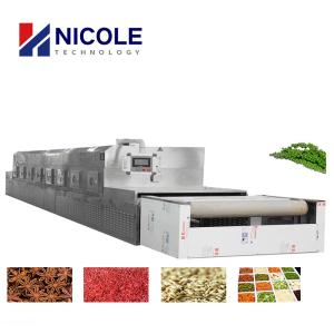 Wholesale Tunnel Industrial Microwave Drying Equipment Electric SUS 304 For Seasoning from china suppliers