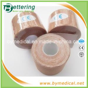 Wholesale Waterproof Medical elastic Physiotherapy tape Kinesiology Tape Kinesio Tape beige colour from china suppliers