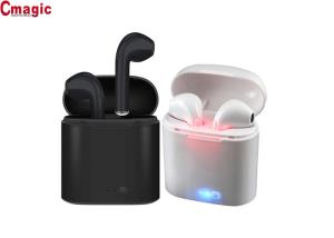 Wholesale White Black Customized I7S TWS Earbuds , True Wireless Rich Stereo Iphone Bluetooth Earphones from china suppliers