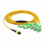 ST SC LC / APC Single Mode Duplex Fiber Optic Patch Cable / Fiber Optic Patch