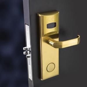 Wholesale Card Hotel Electronic Door Locks , Hotel Room Security Door Locks from china suppliers
