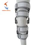 Hot selling good design black adjustable knee orthopedic brace