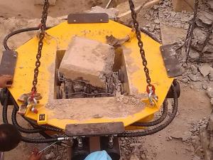 Wholesale KP400S Hydraulic Square Concrete Pile Breaker , Max 400mm Pile Diameter from china suppliers