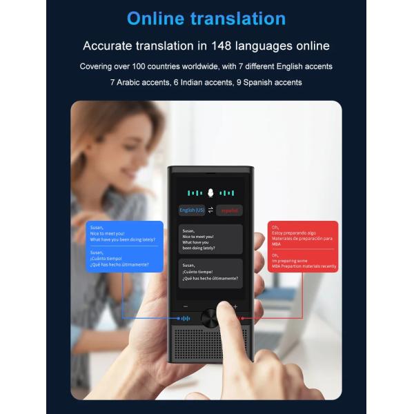 S10 4G WIFI Portable Smart Voice Translator Master Translation Machine