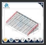 Movable Anti Uv Steel Grandstand 240mm Plastic Bleacher Seats Custom Length