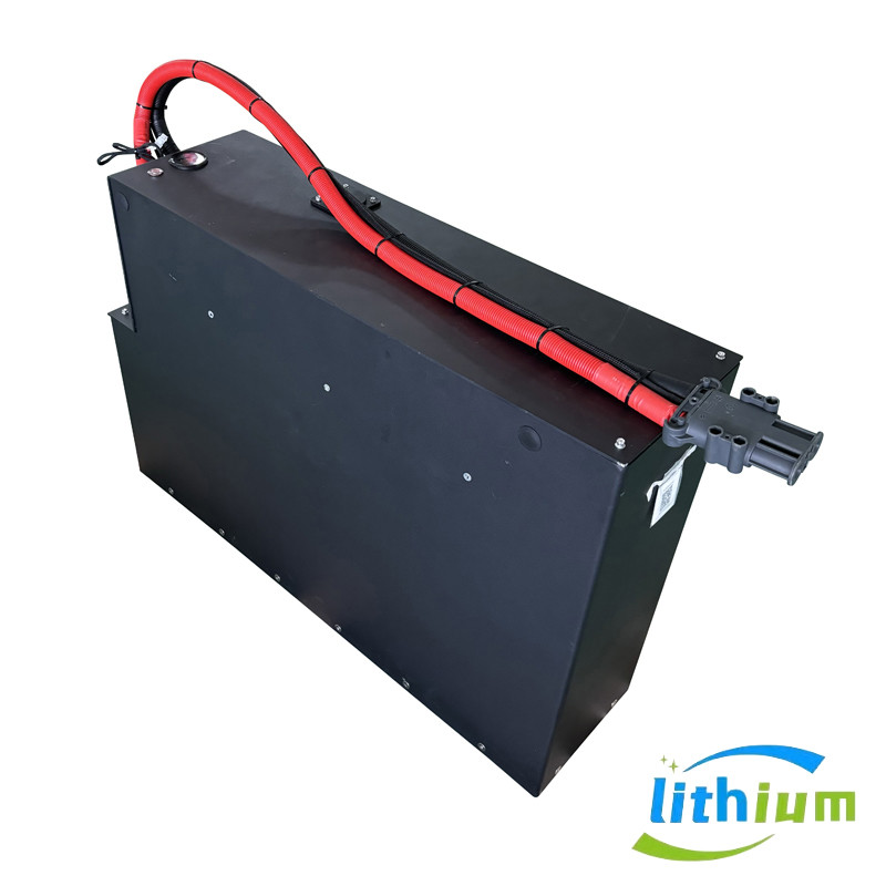 Black 404Ah Electric Forklift Battery Ultra- Discharge For Quick 2-4 Hours Charge