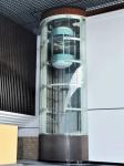 1350KG FUJI Observation Elevator 2.5m/s Machine Room Less Lift