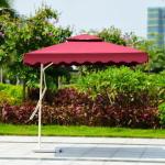 Aluminum Frame 3m Outdoor Patio Garden Parasol for Stylish Outdoor Spaces
