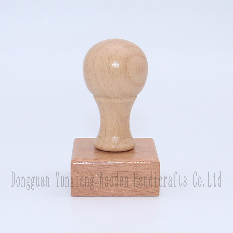Wooden Stamp Wood Round Handle, Wooden Knobs Stamp Mounts Drawer Pulls for Stamp Making DIY Crafting