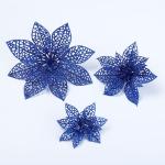 Christmas Day Decoration Christmas Flower 15CM Double Layer Hollow Christmas