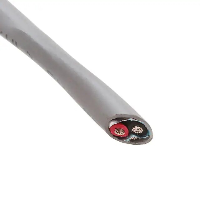 Alpha Wire 5462C SL005 CABLE 2CON 20AWG SLATE SHLD 100'