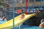 Corsair Aqua Play Water Park Equipment / Large Holiday Resort Fiberglass Pirate