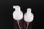 Foam Pump Bottle By External Spring 100ml 150ml 200ml PET Foam Dispenser Bottle