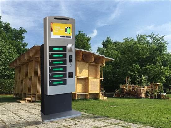 Winnsen Multi Languages Cell Phone Charging Stations Kiosks With 6 Digital