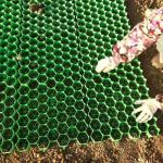Best Strong Plastic Grass Grid for Driveway 385mm*410mm*46mm Car Parking Lot