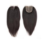 No Synthetic Kinky Straight Indian Remy Human Hair Extensions For Black Ladies
